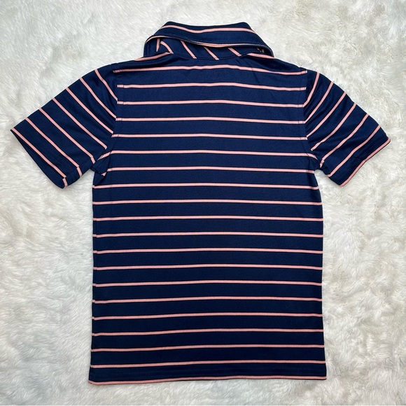 Tommy Bahama Polo Shirt Blue and Pink Striped Size 6 - Picture 9 of 16